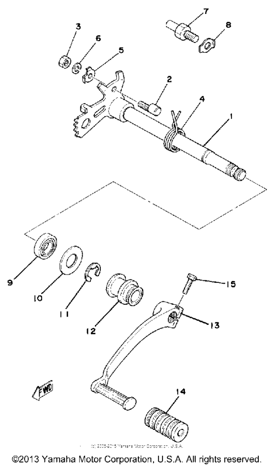 SR500E Переключение скоростей