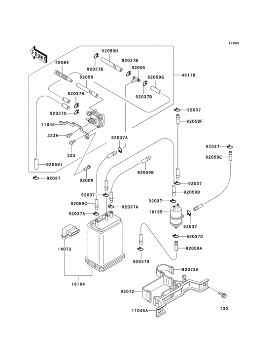 Fuel evaporative system(1/2)