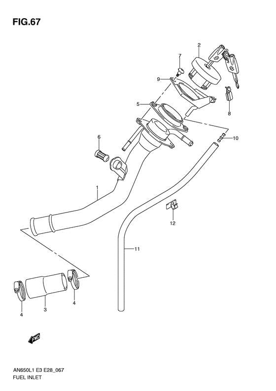Fuel inlet