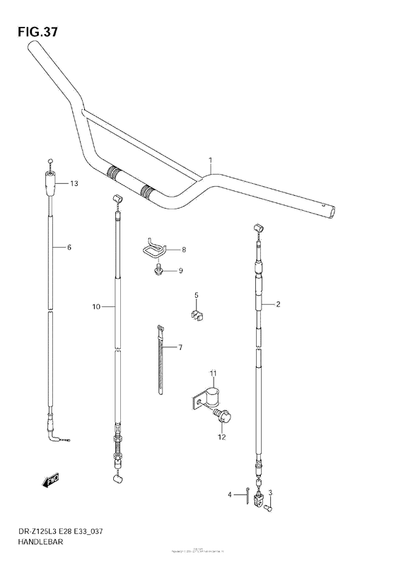 Handlebar (Dr-Z125L3 E28)