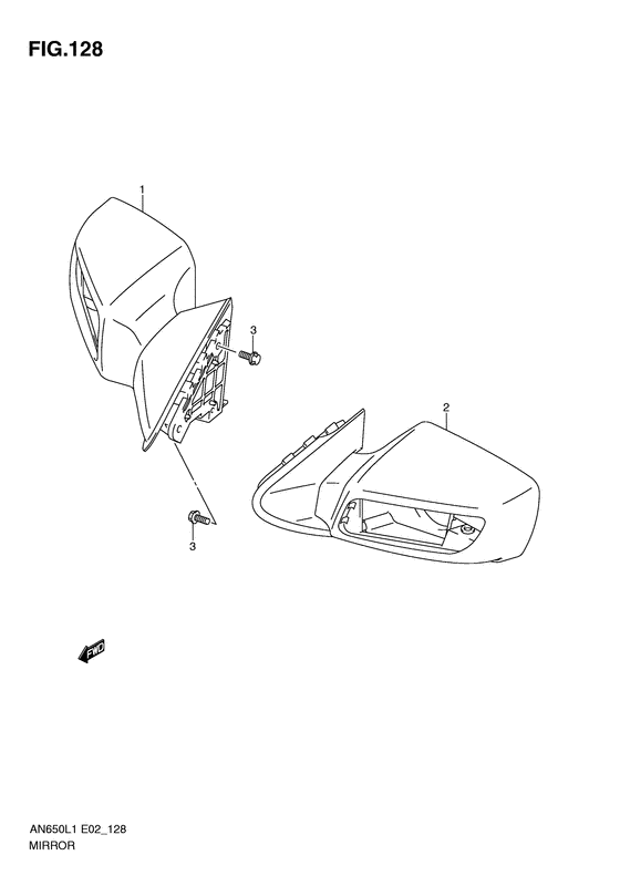 AN650 Зеркало