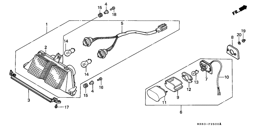 Taillight unit ass`y