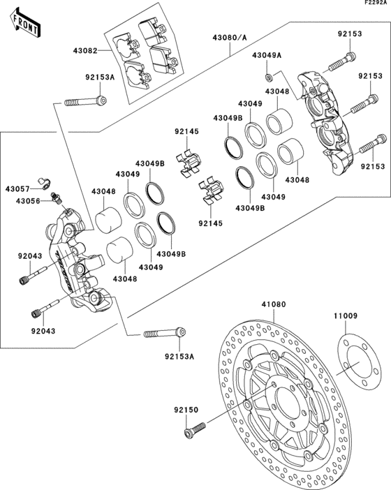 Front brake(b2)