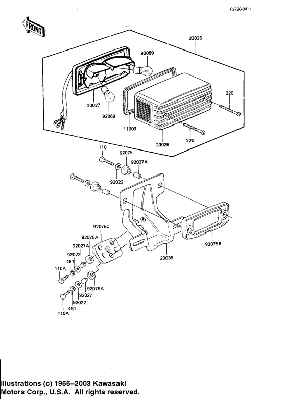 Taillight unit ass`y