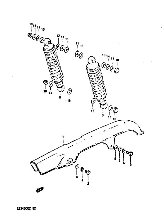 Chain case - shock absorber