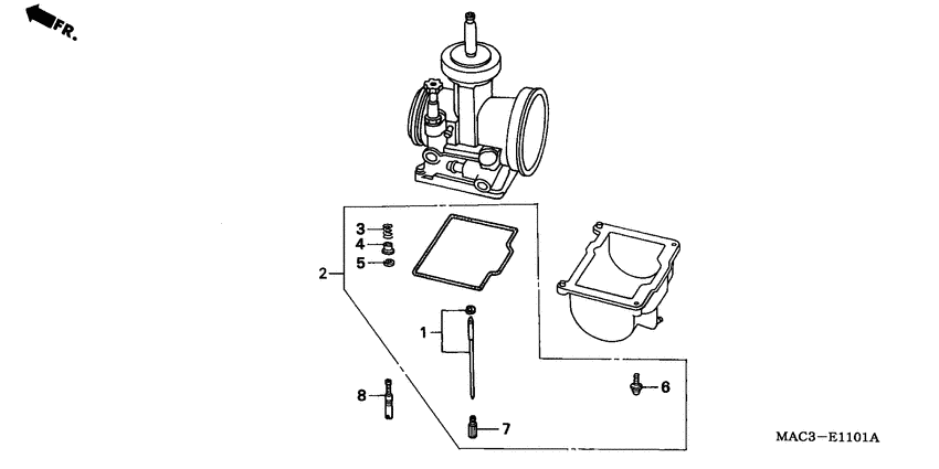 Carb. optional parts kit