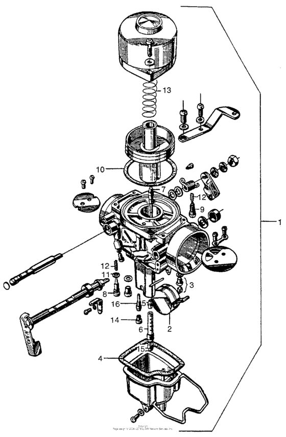 Left carburetor
