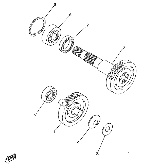 YA50R Трансмиссия