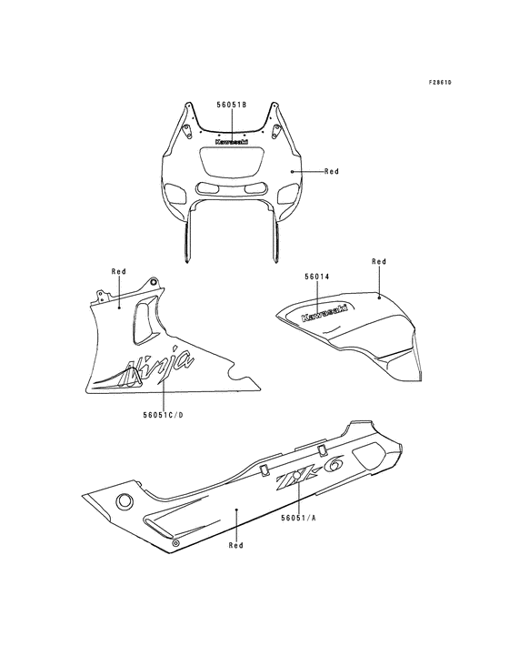ZX600 Наклейки