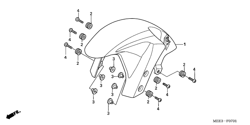  Переднее крыло