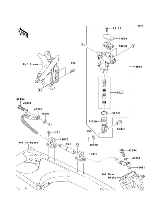  Задний торм цилиндр