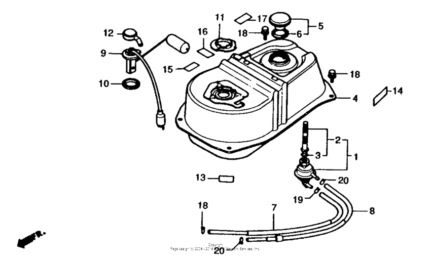 Fuel tank 86-92