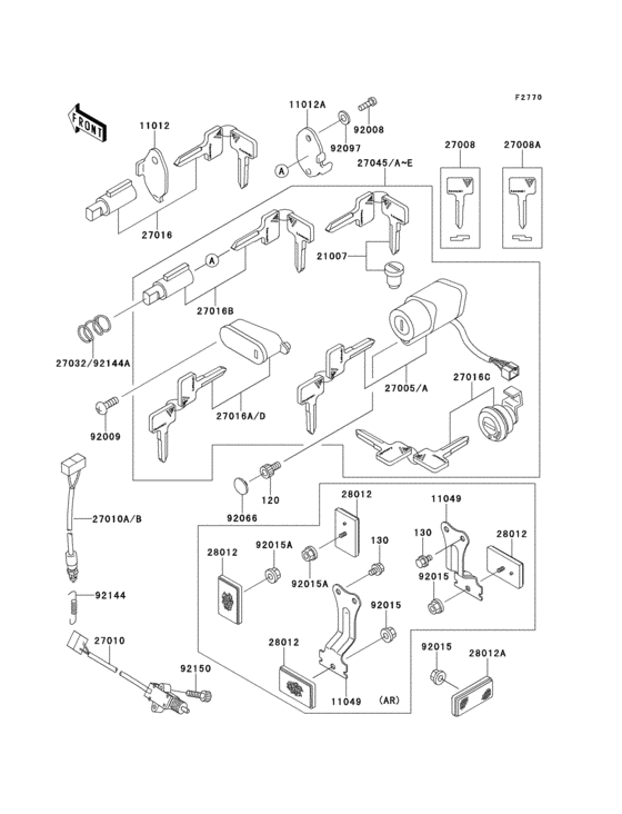 VN800 Ignition switch(1 / 2)
