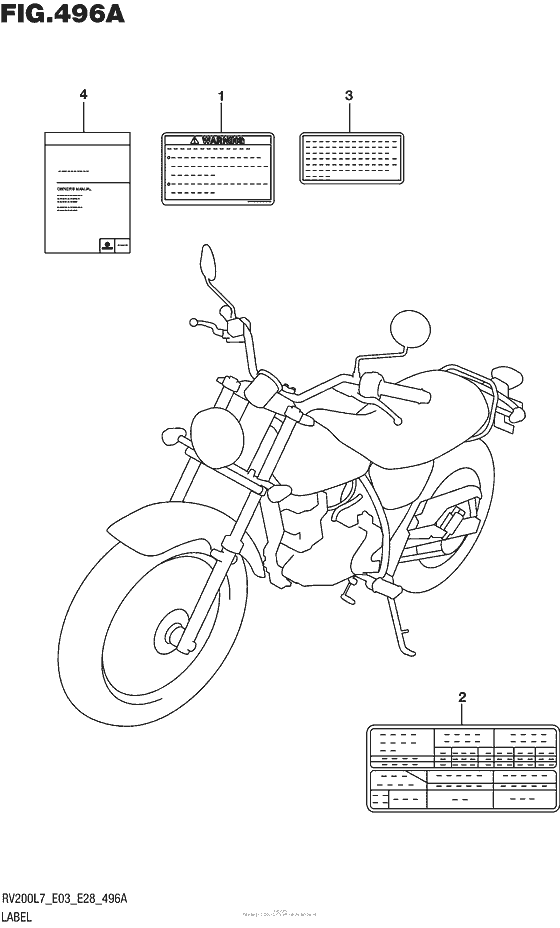 RV200 Label (Rv200L7 E03)