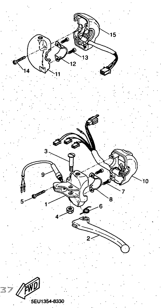 YH50 Handle switch. lever
