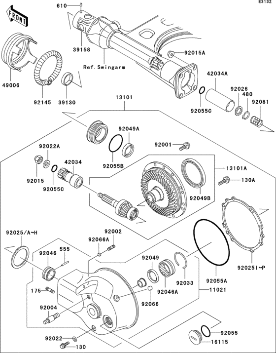  Drive shaft / final gear(1 / 2)