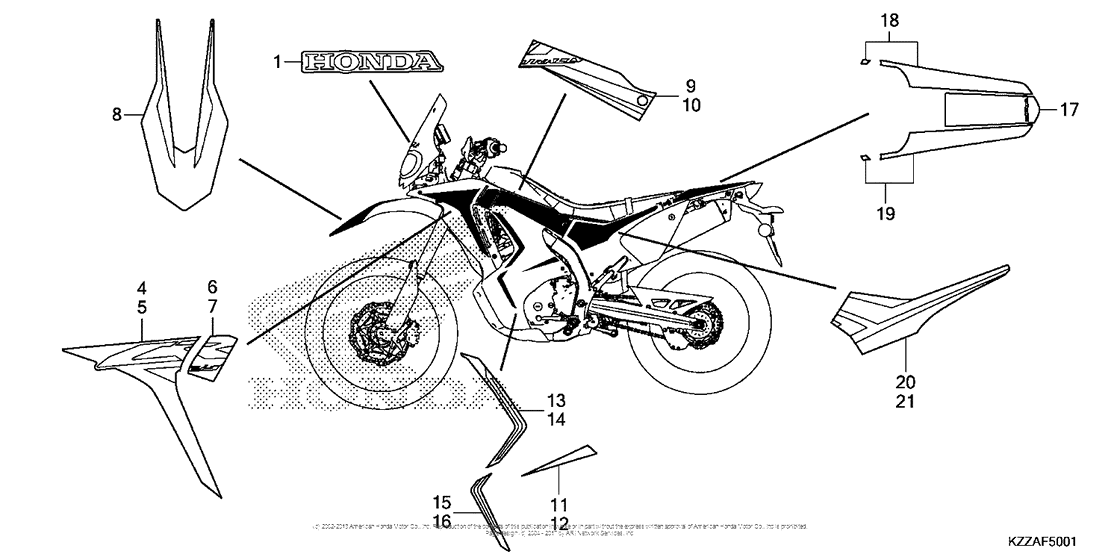 CRF250RL (ABS) Mark + Stripe (2)