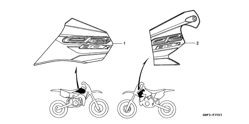 CR80R Label read the manual