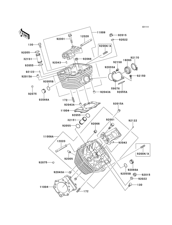 VN800 Головка цилиндров