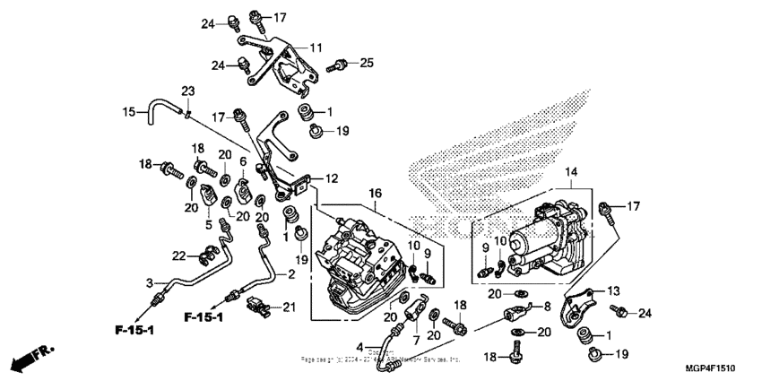 Rear power unit + rear valve unit