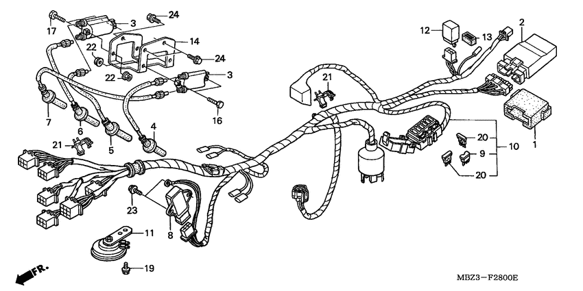Harness wire