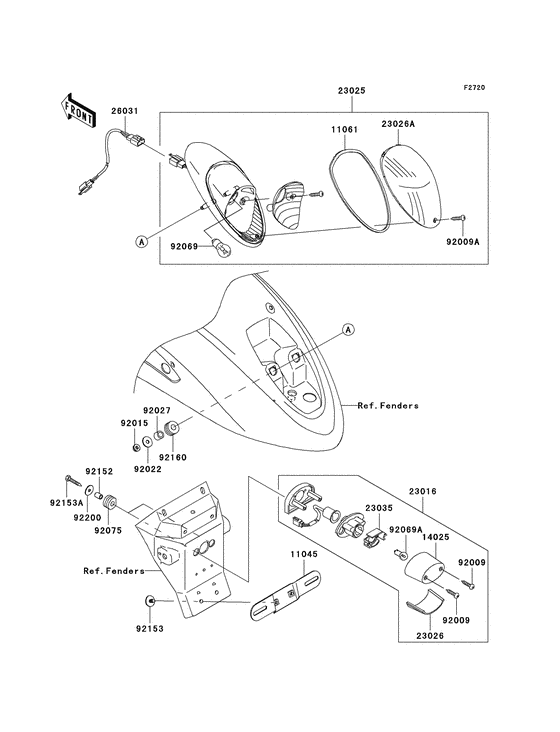 Taillight unit ass`y