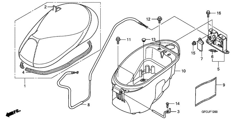 Seat/luggage box