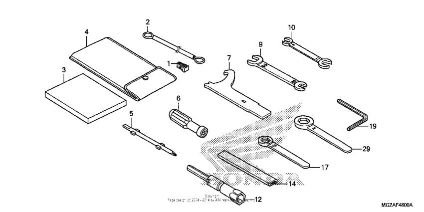 CB500F (ABS) Инструмент