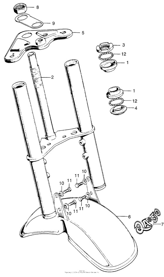 Front fork k