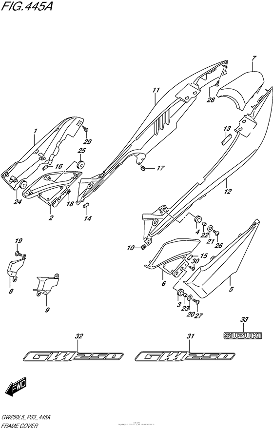 Frame Cover (Gw250L5 P33)