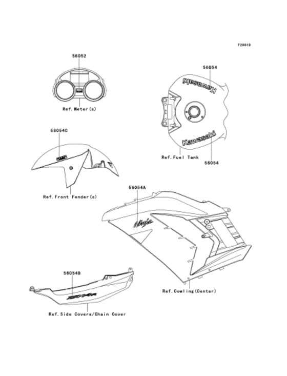 ZX1400 Наклейки