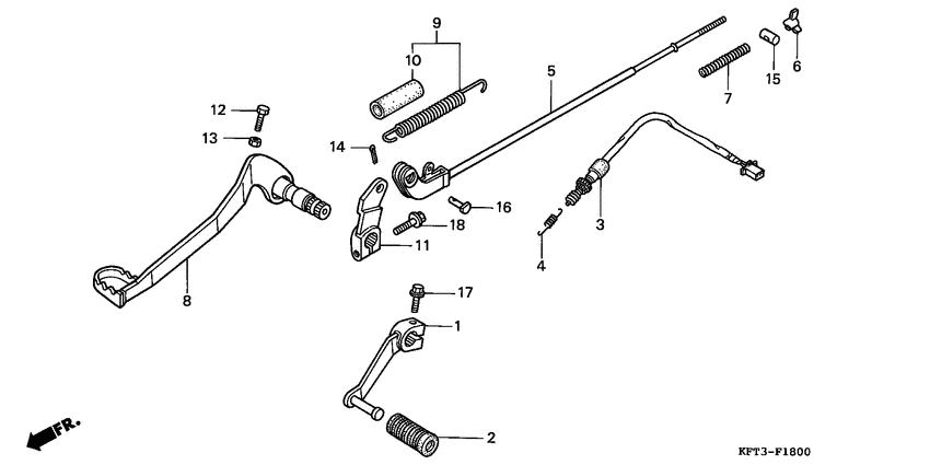 Brake pedal assy