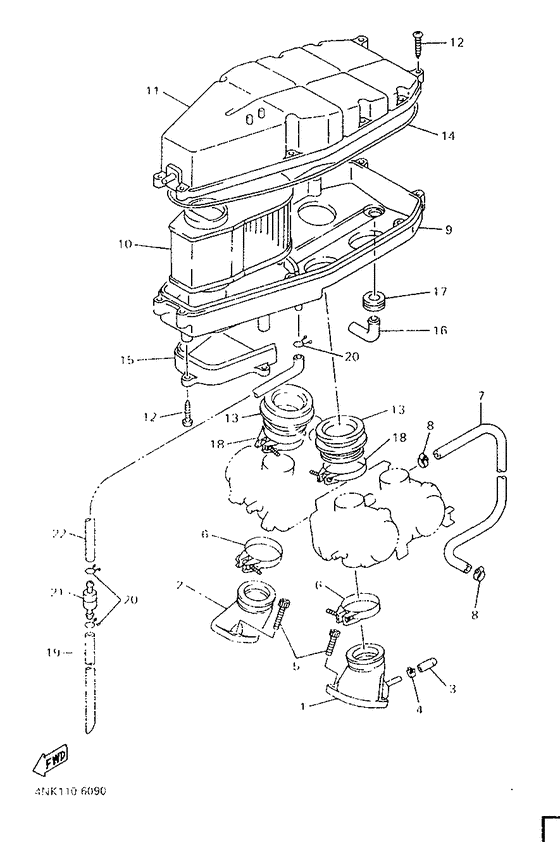 XVZ1300A Впускная система