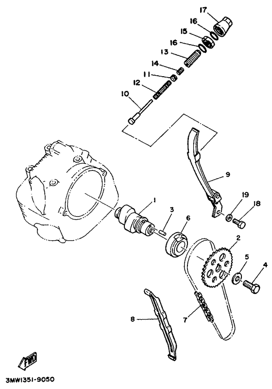 Camshaft. chain
