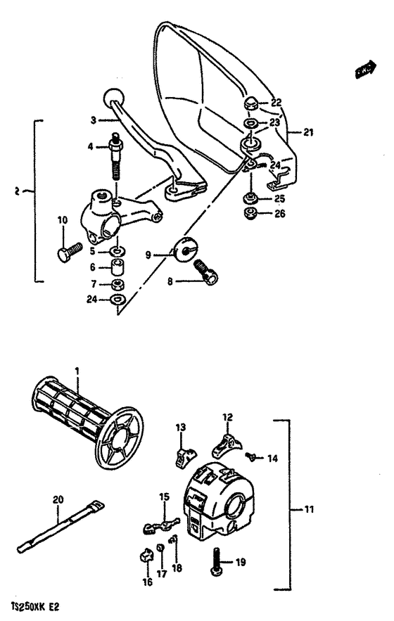 Left handle switch
