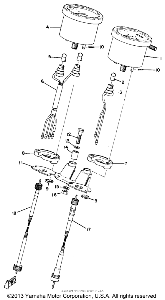 Speedometer & tachometer