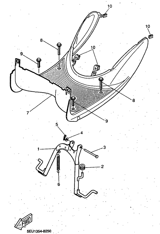 YH50 Support repose pied