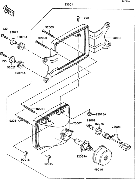 ZX750 Headlight(s)(st)