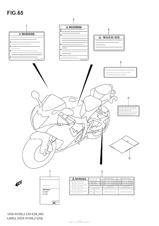 Label (Gsx-R750 L2 E03)
