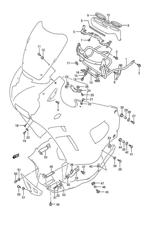 Cowling installation parts