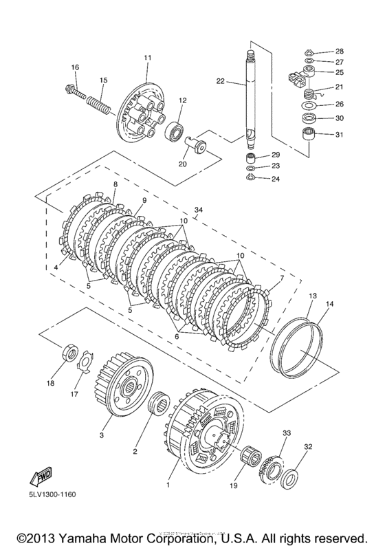 FZS1000PC Сцепление