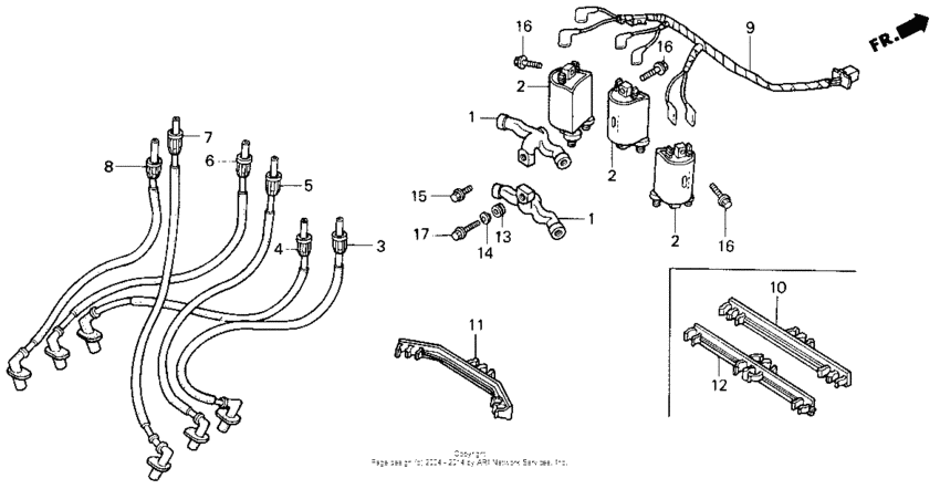 GL1500I Катушка зажигания