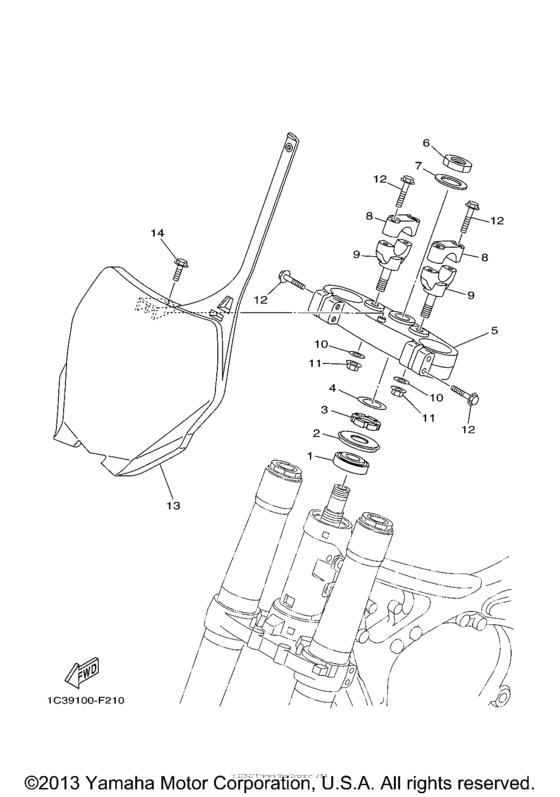YZ250W1 Управление