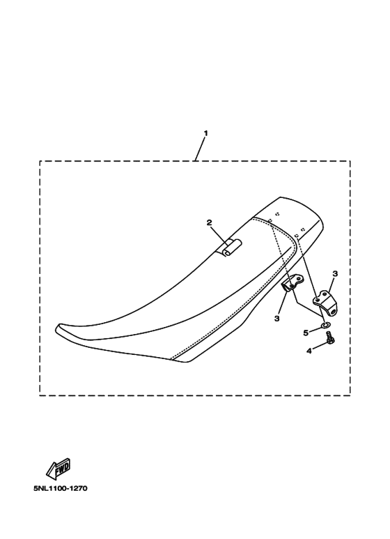 YZ250F Сиденье