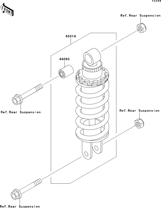 ZX600 Амортизатор