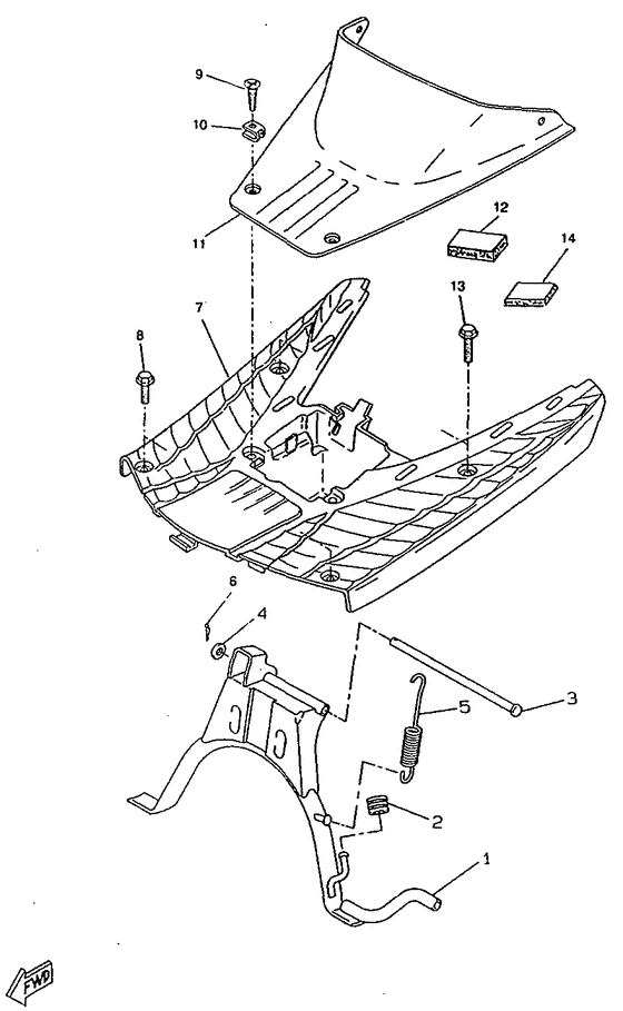 Stand. footrest
