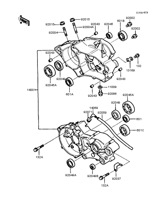  Картер двигателя