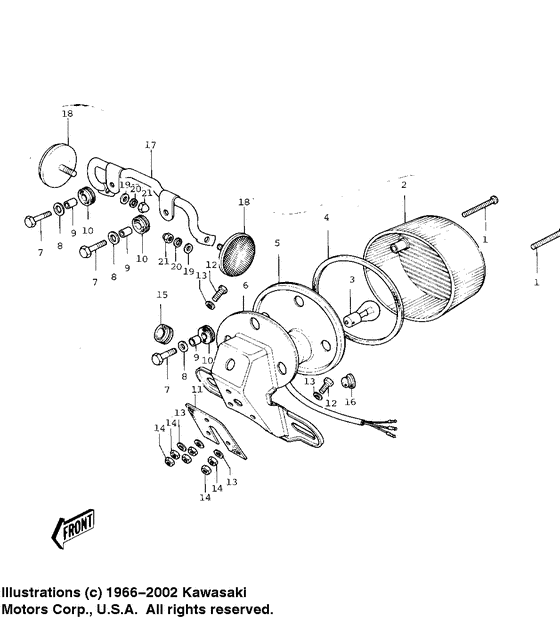 Taillight unit ass`y