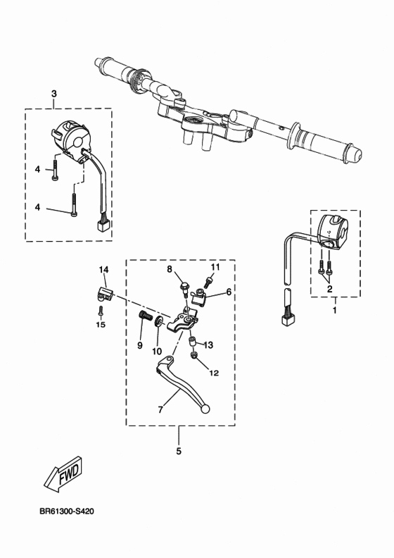Handle switch & lever