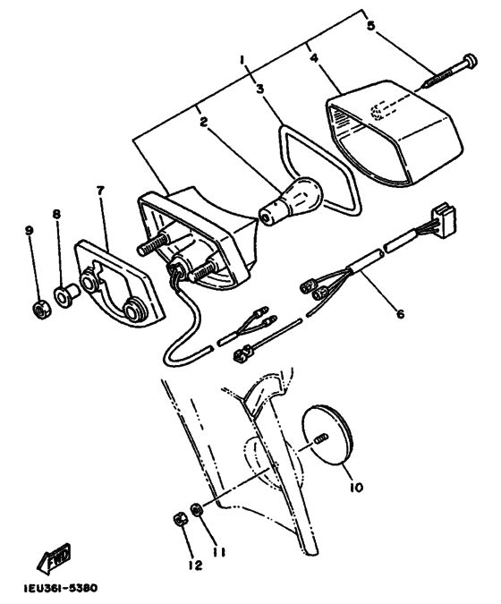 Taillight unit ass`y